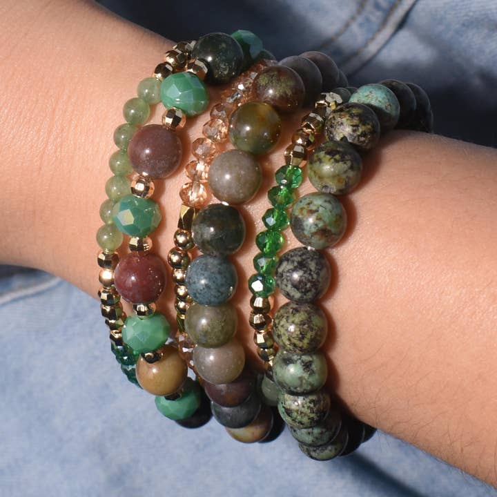 Soul Charms - Wholesale Sieradenset - Triple Earth Crystals Peace Love Abundance BYOB-armbandenset6