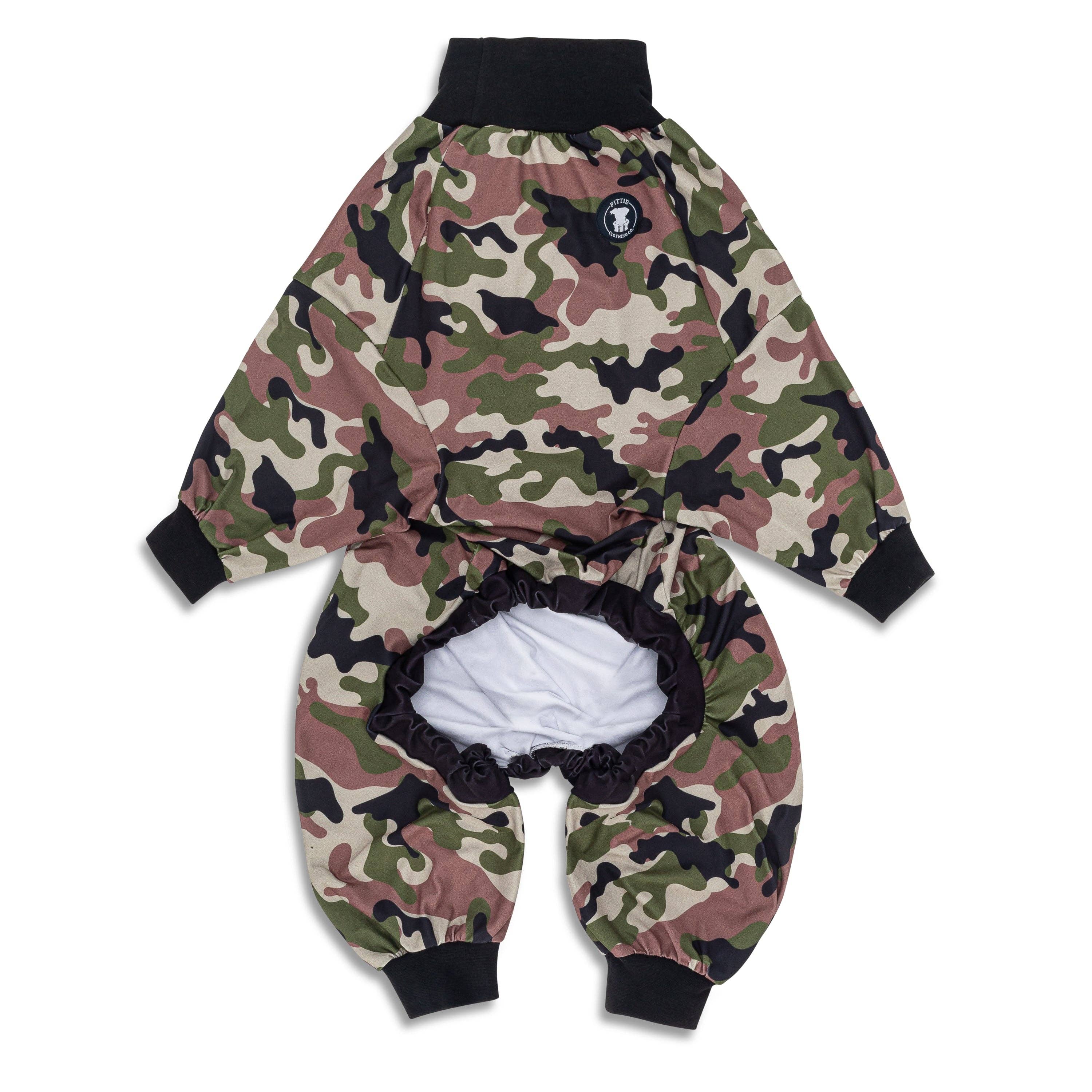 Pittie Clothing Co. - Wholesale Pet Pajamas - Dog - Classic Green Camo Pit bull Pajamas3