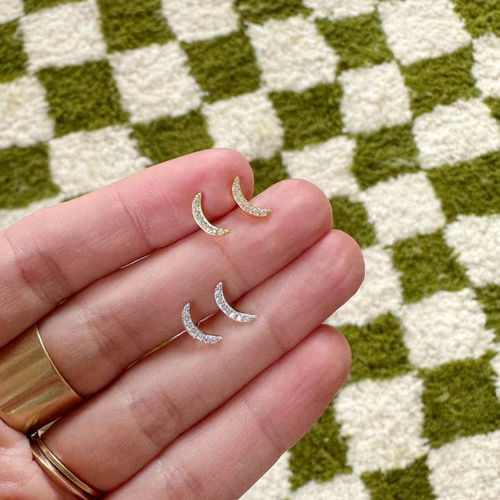 Crescent Studs for wholesale by Ear Kit
