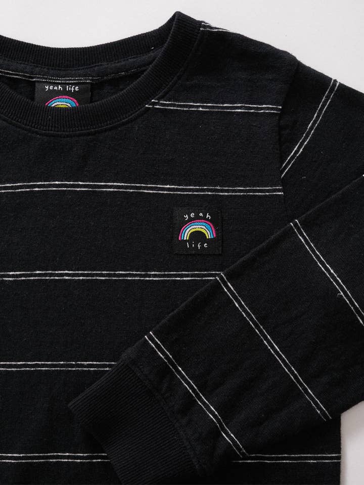 RUG RATS Stripe Hanf für Kinder, Hanf, Bio, Long Slv für den Großhandel von YEAH LIFE