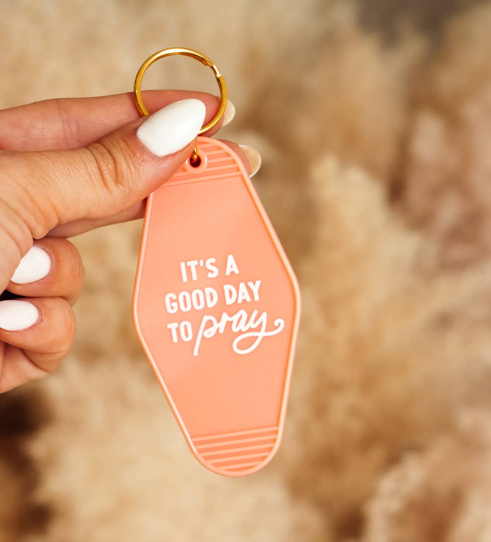 The Anastasia Co - Wholesale Sleutelhanger - Dames - Sleutelhanger 'It's a Good Day to Pray' in Motelstijl0