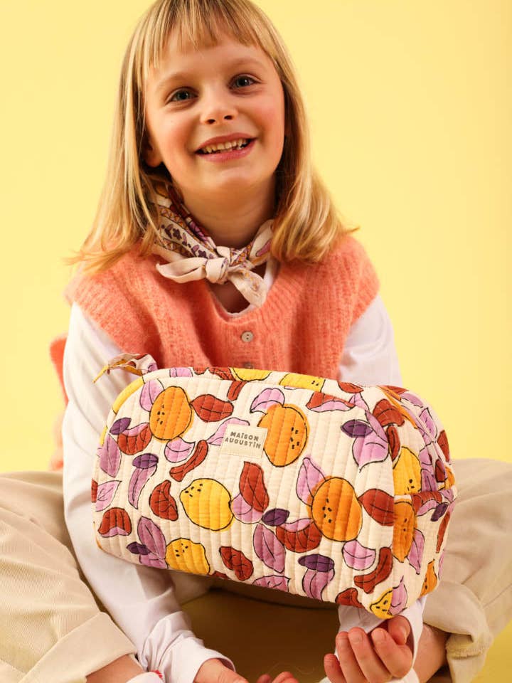 Necessaire Pomelo lilás por atacado de Maison Augustin