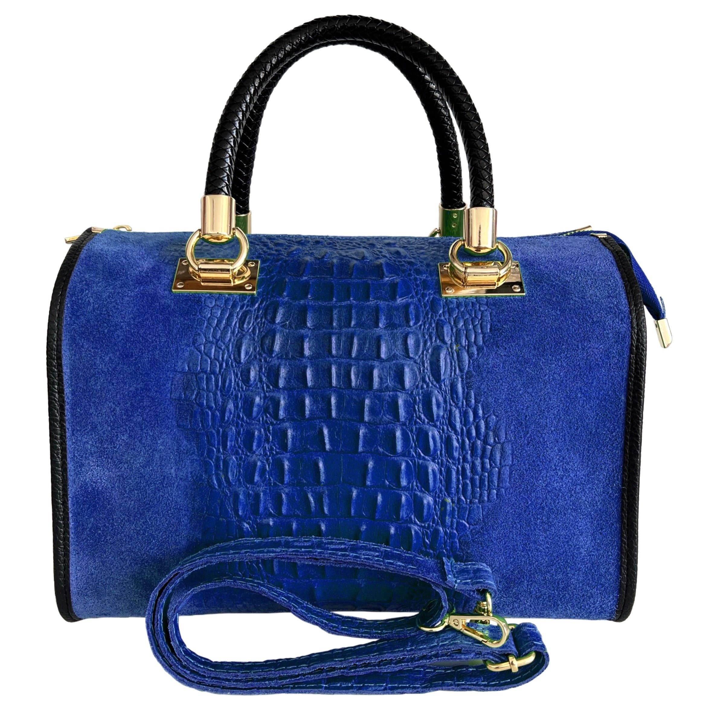 MODARNO - Wholesale Top Handle Bag - Women's - Modarno Women's bag - coconut print suede leather handbag2