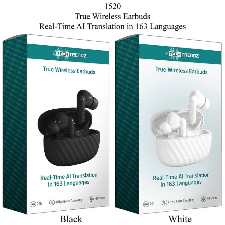 Tech Trendz - Wholesale Headphones - Real-Time AI Translating Wireless Earbuds 2