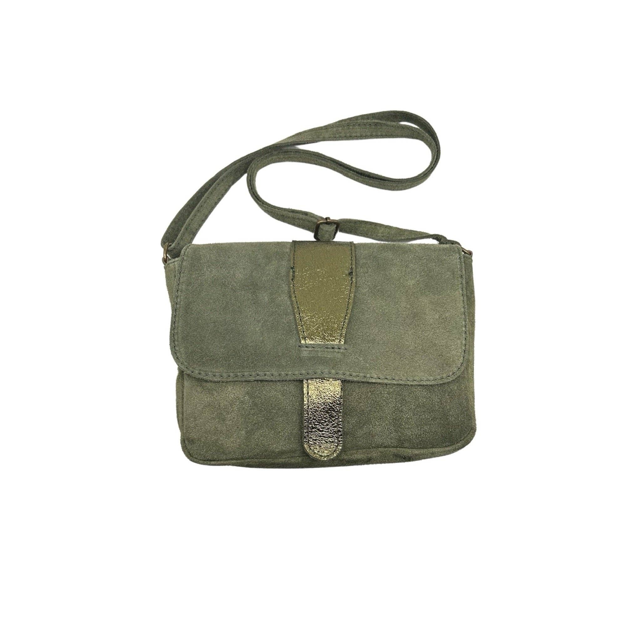 Louisa lee - Wholesale Shoulder Bag - Women's - ROMAN SUEDE LEATHER SHOULDER BAG3