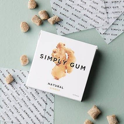 Simply Gum - Wholesale Chewing gum - Ginger Natural Chewing Gum