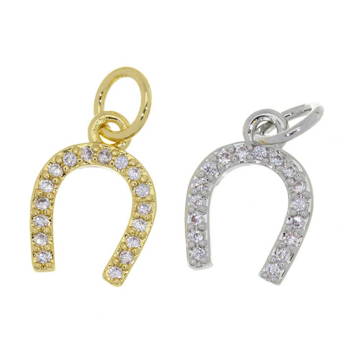 Pingente Ferradura Mini CZ Ouro ou Prata CPG-CPS1160 por atacado de Jewel Pledge