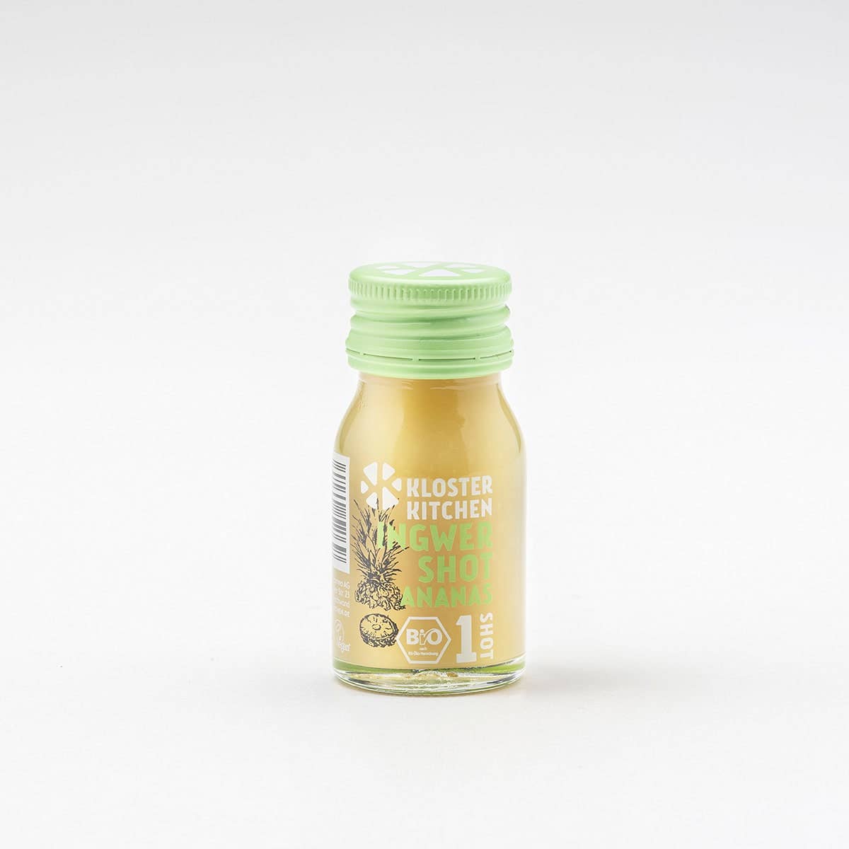 Curameo AG – Großhandel Wellness-Saft/Tonikum – BIO Ingwer Shot Ananas 1SHOT 30 ml1