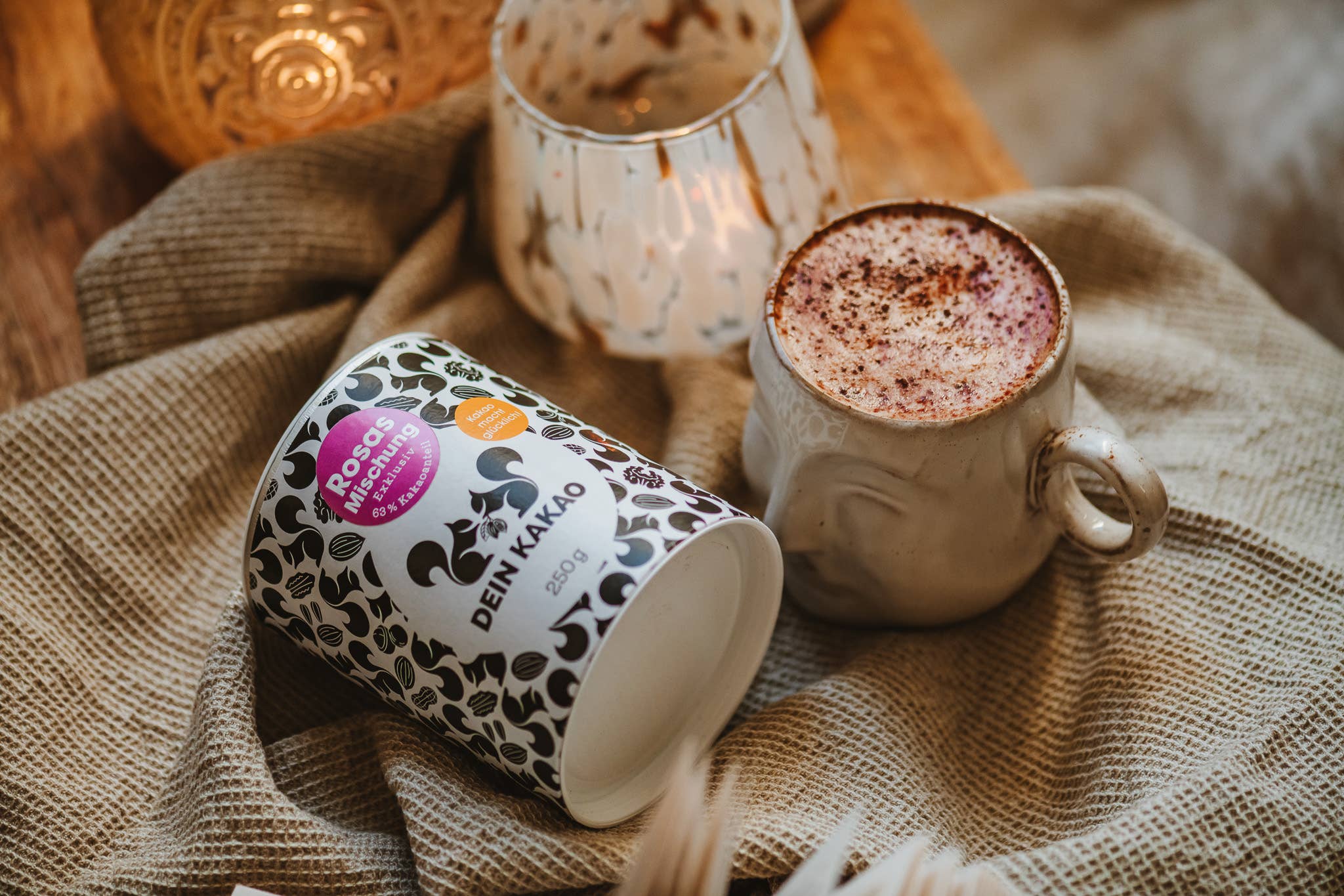 Dein Kakao - Wholesale Hot Cocoa Mix/Kit - Rosa's Blend Organic Chocolate Powder Your Cocoa | vegan5