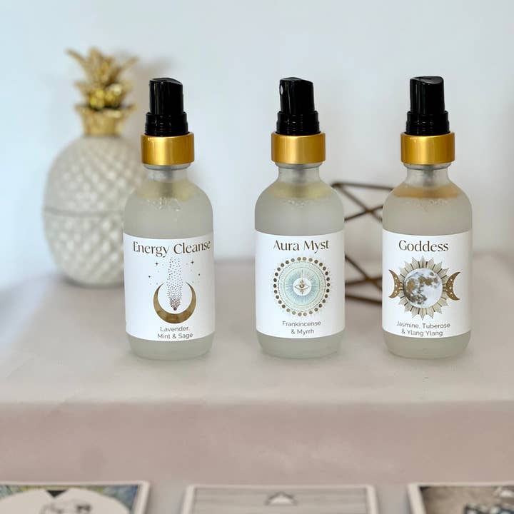 The Sacred Wild Candle Co - Wholesale Aromatherapy Mist - Goddess Aromatherapy Body & Room Myst4