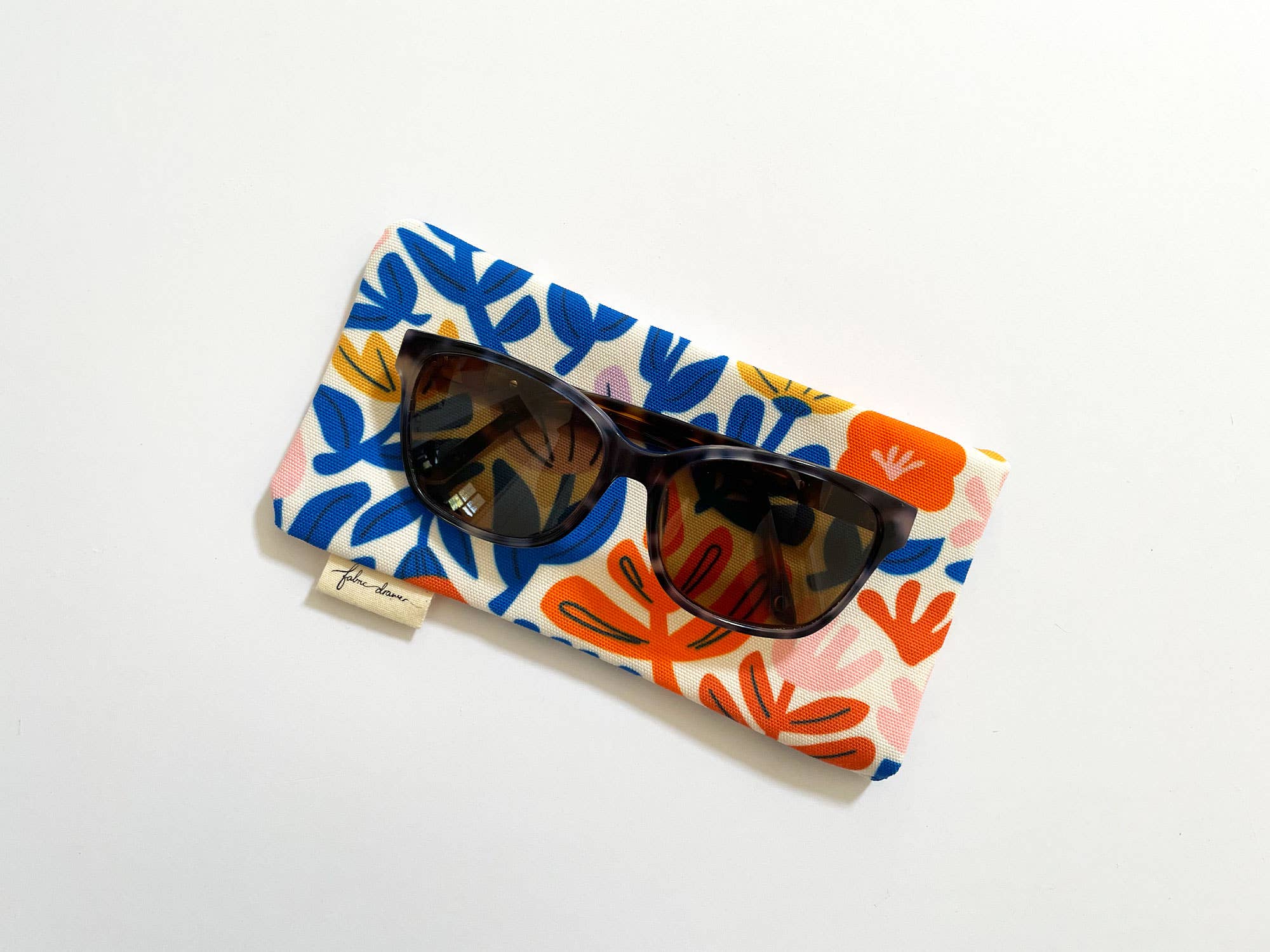 Fabric Drawer - Wholesale Eyewear Cases & Holders - Women's - Handmade Fabric Sunglasses, Glasses Case - Petals (Light)1