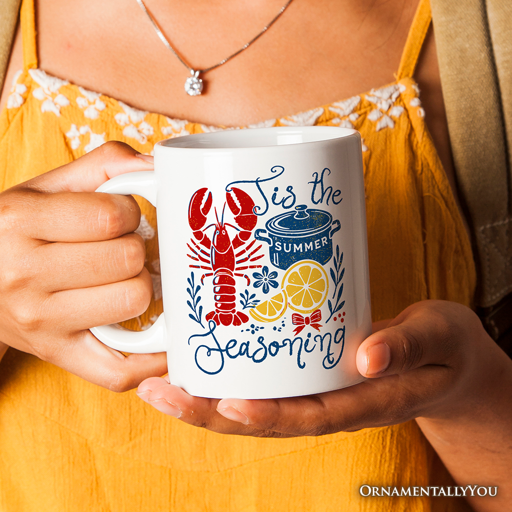 OrnamentallyYou - Wholesale Coffee Mug - Crawfish Boil Season Summer Gift Mug, Seafood Funny Retro3