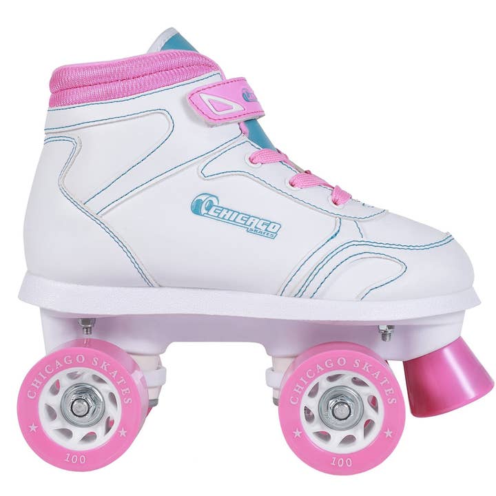 Chicago Girl's Sidewalk Skate - White for wholesale by National Sporting Goods - NSG