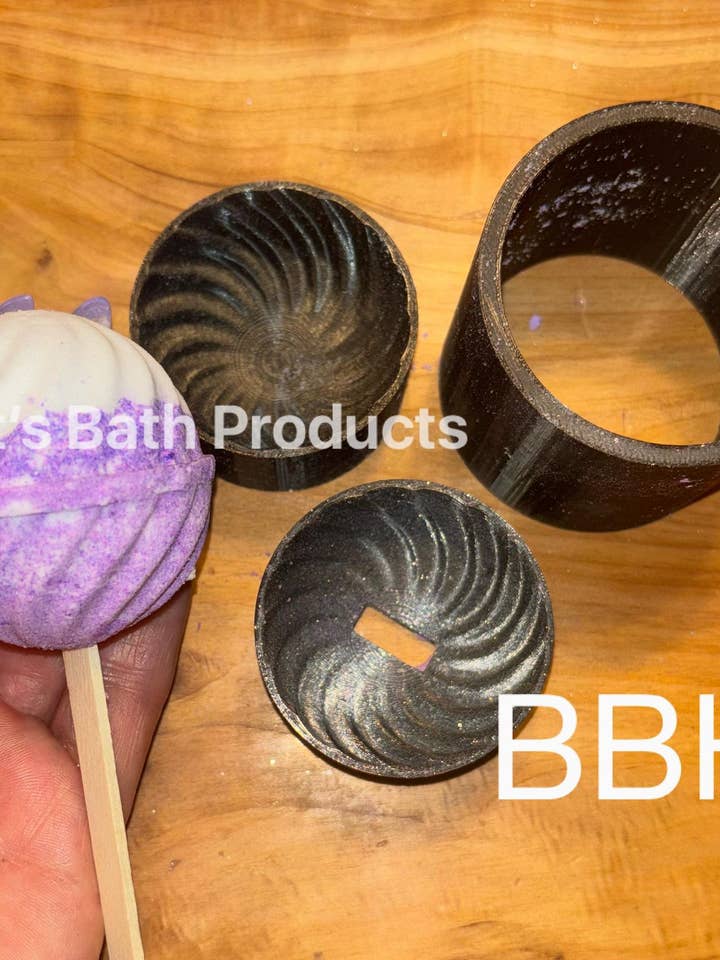 NEW STYLE Swirl 3d Printed mould for wholesale by BBHP Moulds