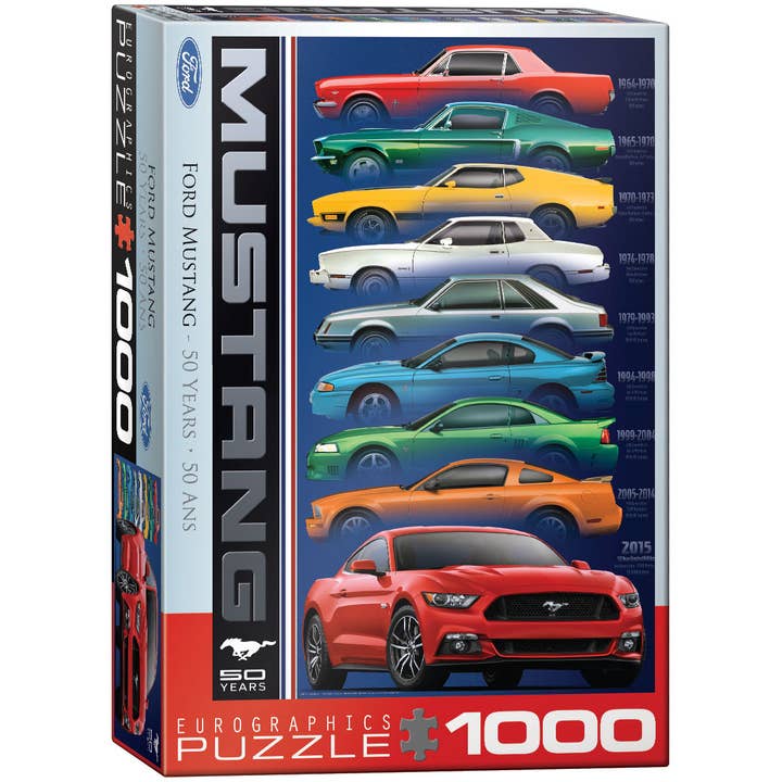 Ford Mustang 50 Years for wholesale by Eurographics Puzzles Canada