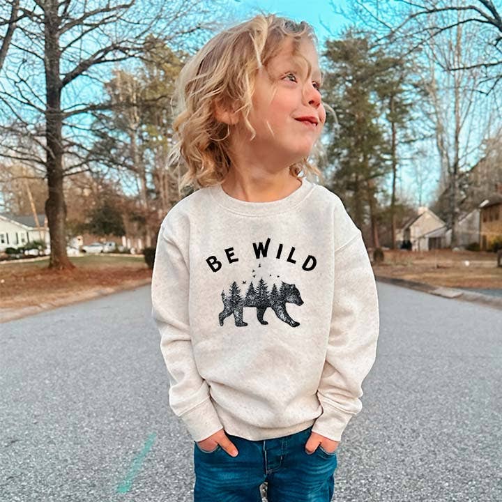 Be Wild | Chandail d'automne pour garçons pour la vente par Holland Ave Clothing