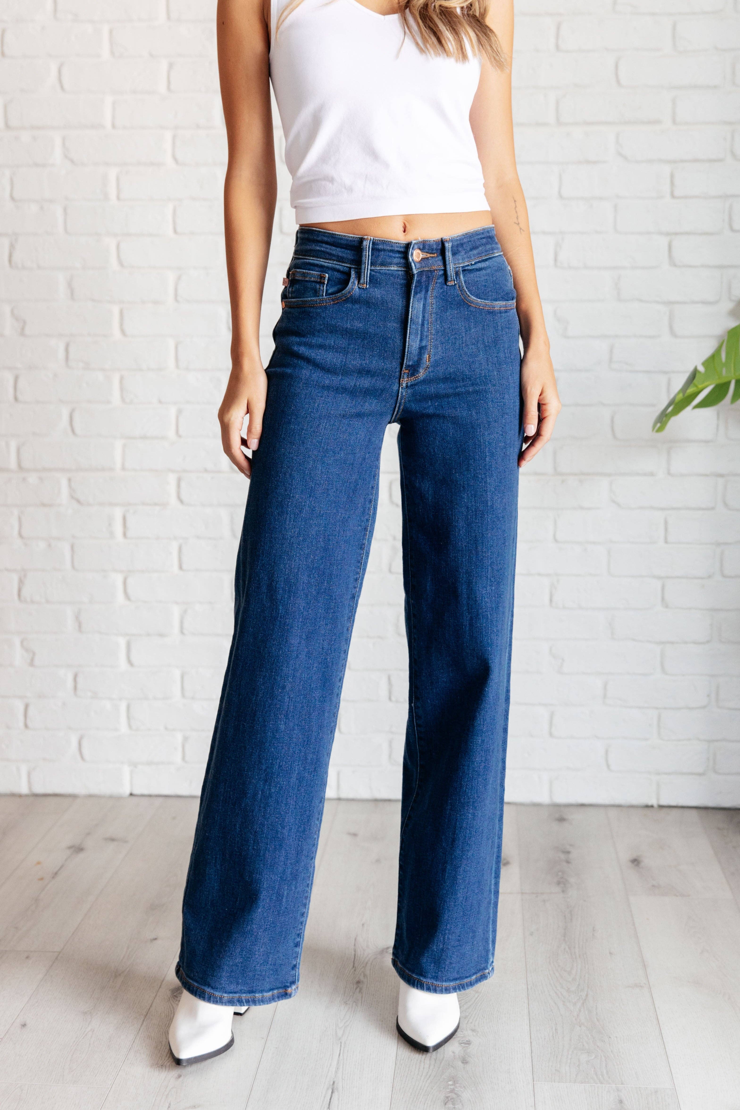 Avenue Wholesale - Wholesale Jeans - Women's - Judy Blue High Rise Vintage Wide Leg Jeans
