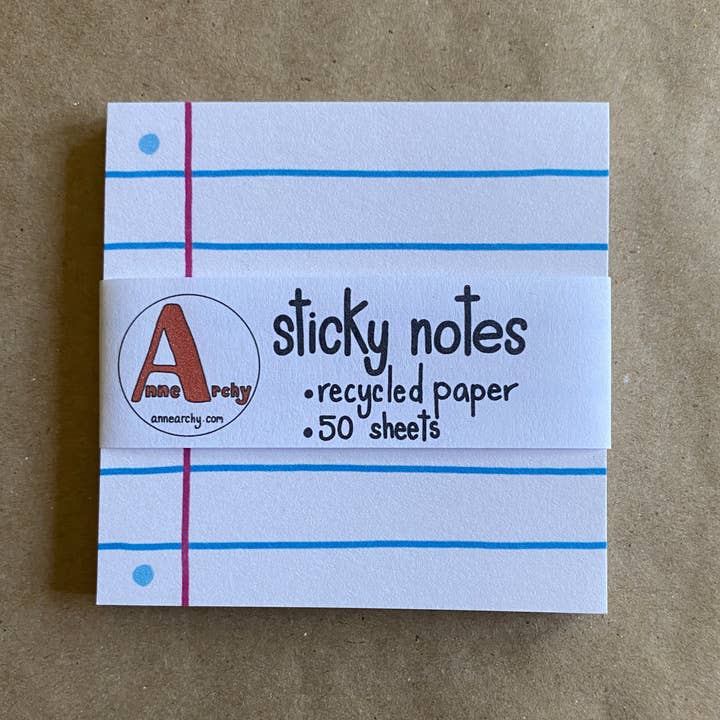 AnneArchy - Wholesale Sticky Notes - Notebook Paper Sticky Notes