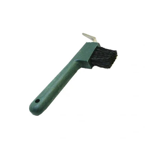 Smart Horse Gear - Wholesale Horse Conditioner/Grooming Aid - Hoof Pick with Brush / Plastic / Metal Pick / 7"