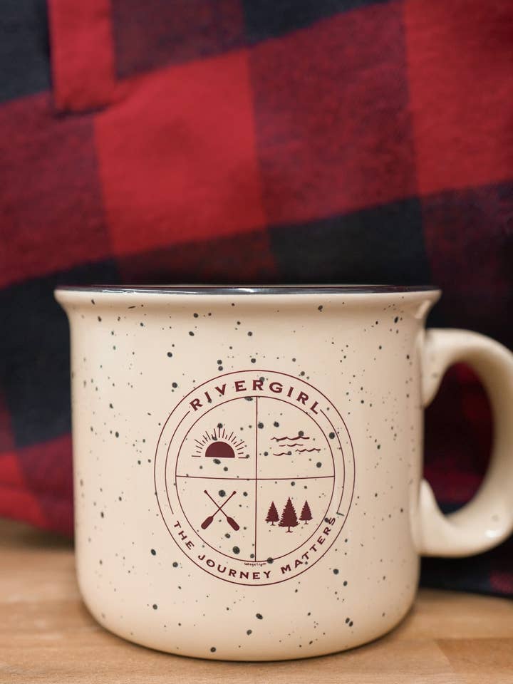 Rivergirl Sand Campfire Mug for wholesale by Lakegirl