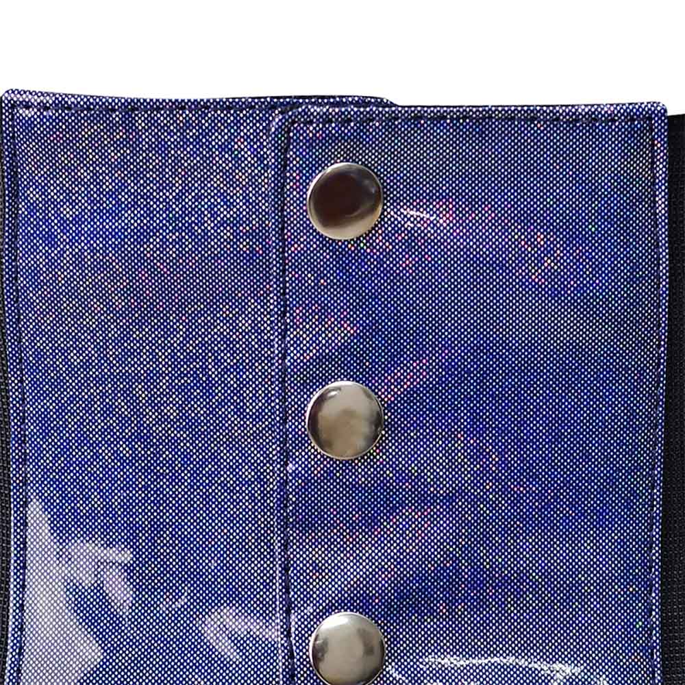 Blue PVC Waist Trainer | Women's Short Torso Corset Belt for wholesale on Faire1