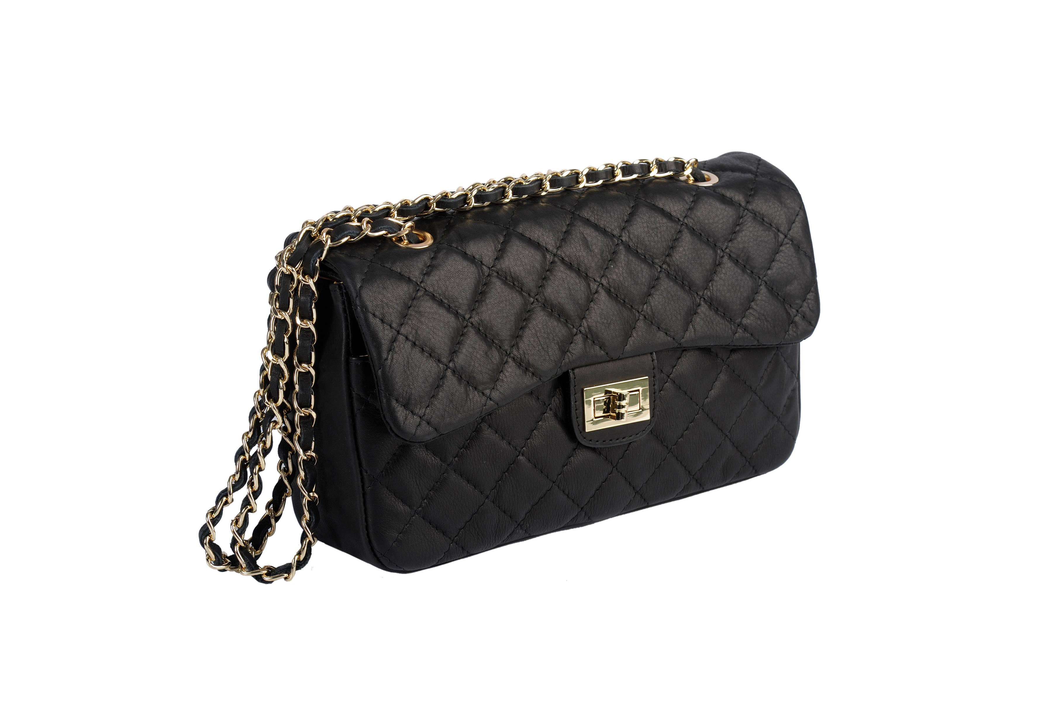 Chenson & Gorett – wholesale Axelremsväska – Dam – Extra premium quiltad läderväska för kvinnor. promo18