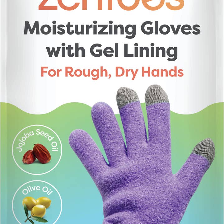 ZenToes - Wholesale Moisturizing Gloves - Moisturizing Gloves with Gel Lining - Fuzzy 1