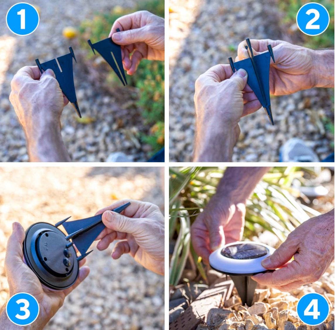 OutdoorSolarOutlet - Wholesale Outdoor/Lawn Light - Colorize Solar Lights Color Change Waterproof Ring Lights In-Ground3