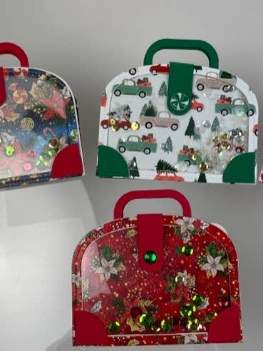 Porte-cartes-cadeaux de Noël, carte Shaker avec enveloppe pour la vente par Cards By Robin