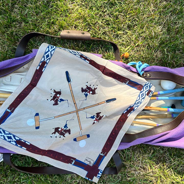 Polo carré 100 % coton 25 x 25 pouces pour la vente par andi fraley