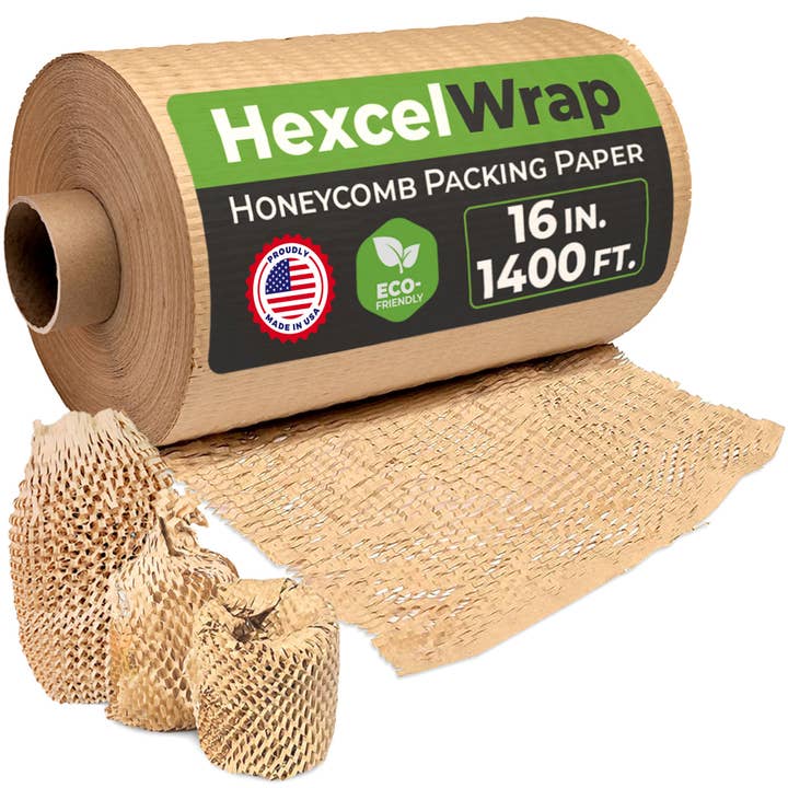 HexcelPack - Wholesale Wrapping Paper Roll - HexcelWrap Honeycomb Packing Paper10