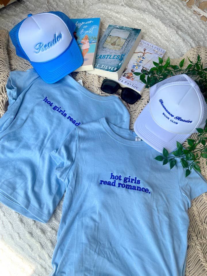 "Hot Girls Read" Baby Tees for wholesale by Threaded By Sabrina