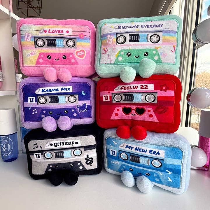 Top Trenz Inc - Wholesale Stuffed/Plush Toy - Kids & Baby - Eras Rewind - Cassette tape scented plush