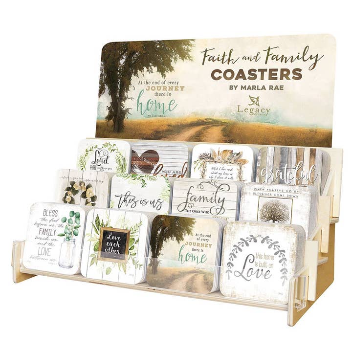 Tro og familie tro Coaster samling for engroshandel hos Legacy