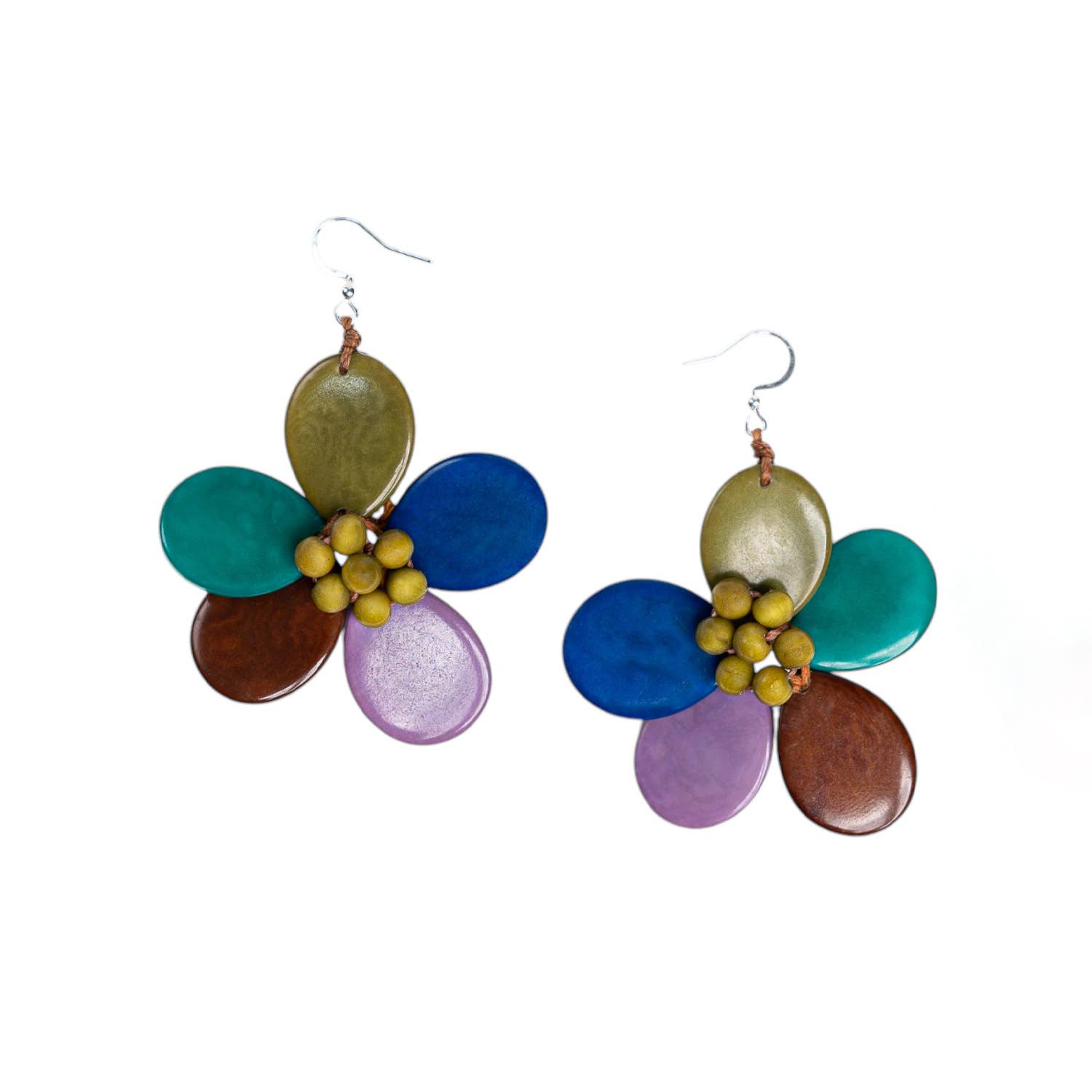 Organic Tagua Jewelry - Wholesale Dangle Earrings - Bethany Earrings1
