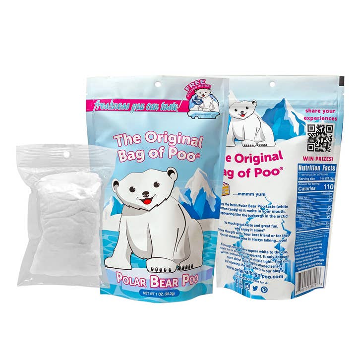 "The Original Bag of Poo"® - Wholesale Cotton Candy - The Original Bag of Poo (Polar Bear Poo)