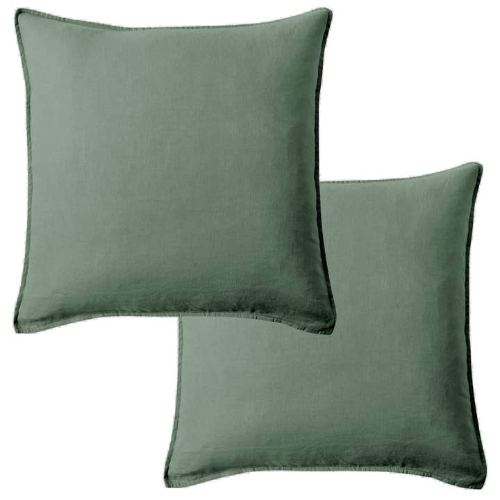 Levtex Home - Wholesale Throw Pillow Cover - French Flax Washed Linen Square Pillow Cover- Set of 227