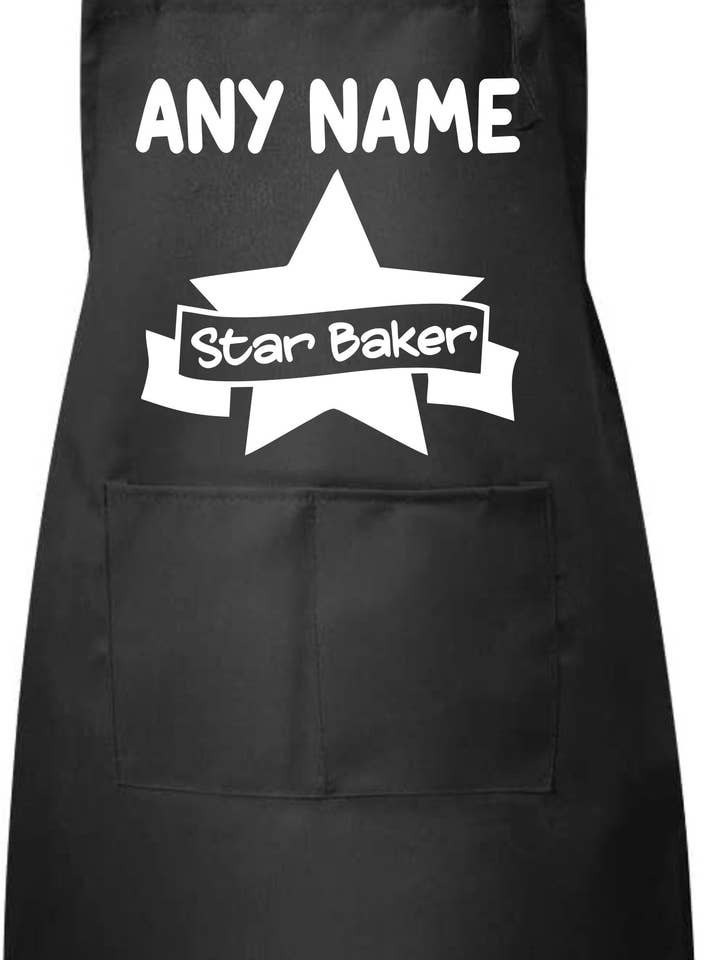 Personligt förkläde för barn Star Baker med för wholesale av Print4U