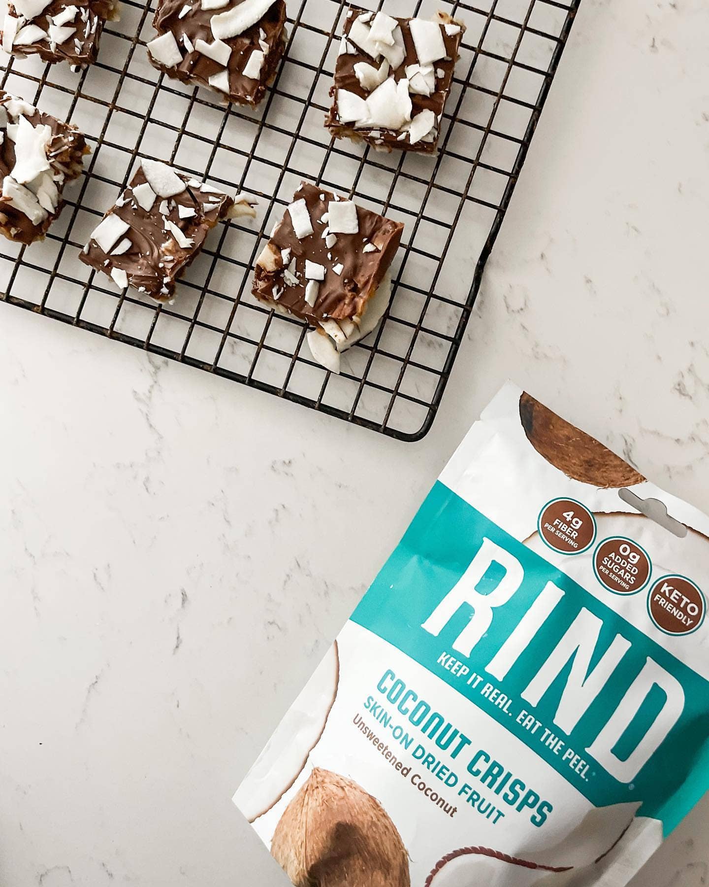 RIND Small Batch LLC - Wholesale Dried/Dehydrated Fruit - Coconut Crisps, Skin-on Dried Fruit - 3.5oz6