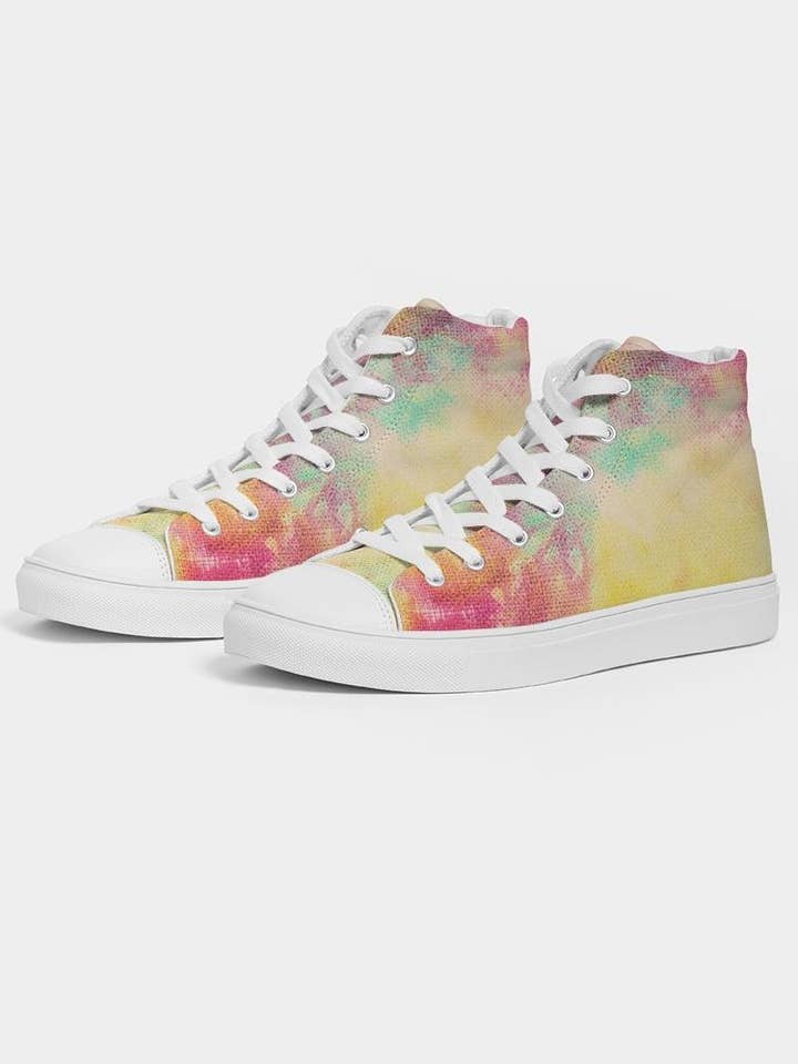 Women's Easter Hightop Canvas Shoe for wholesale by Blank Laces