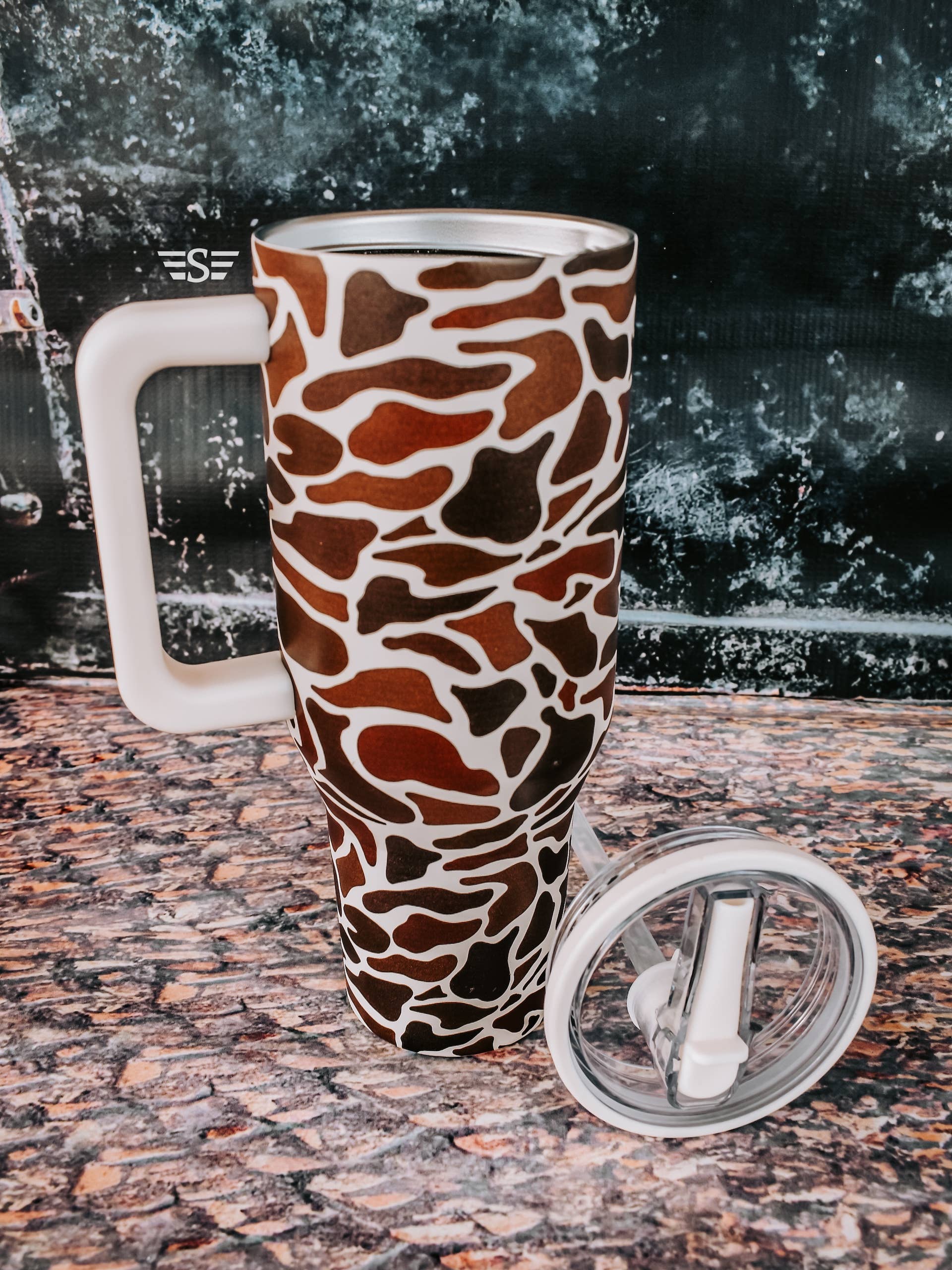 Flying S Company - Wholesale Insulated Mug/Tumbler - Duck Camo Flip Lid Tumbler2