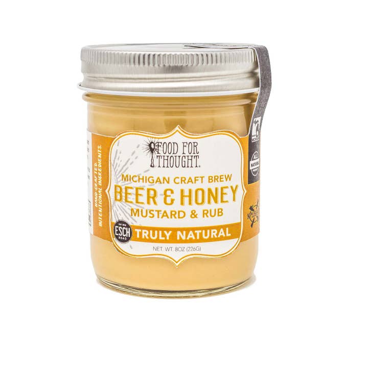 Food For Thought - Wholesale Mustard - Truly Natural Beer and Honey Mustard