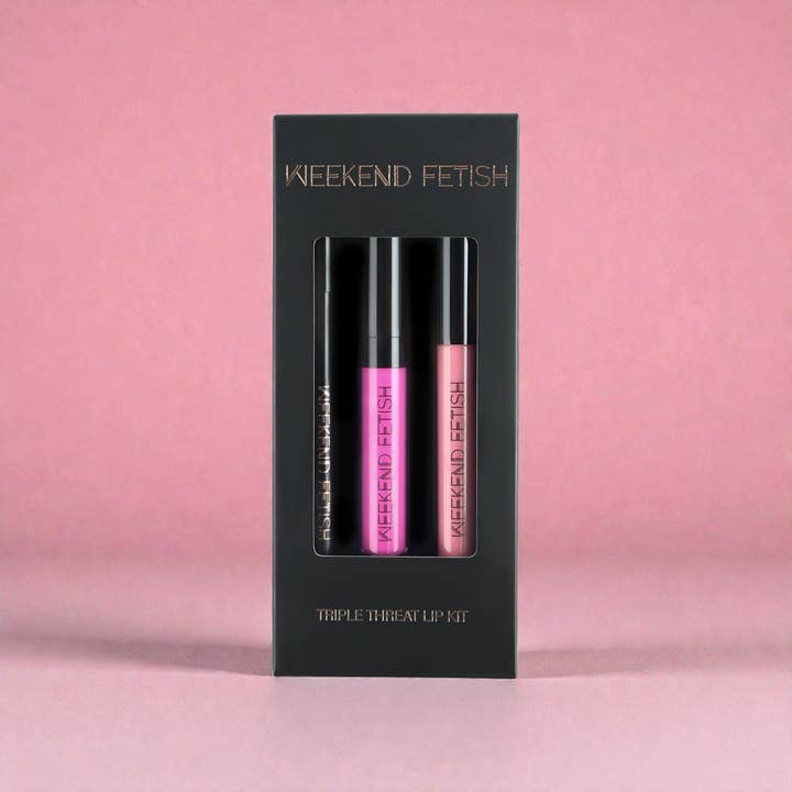 Triple Threat Lip Kit - Headliner for wholesale by Weekend Fetish Beauty Collection