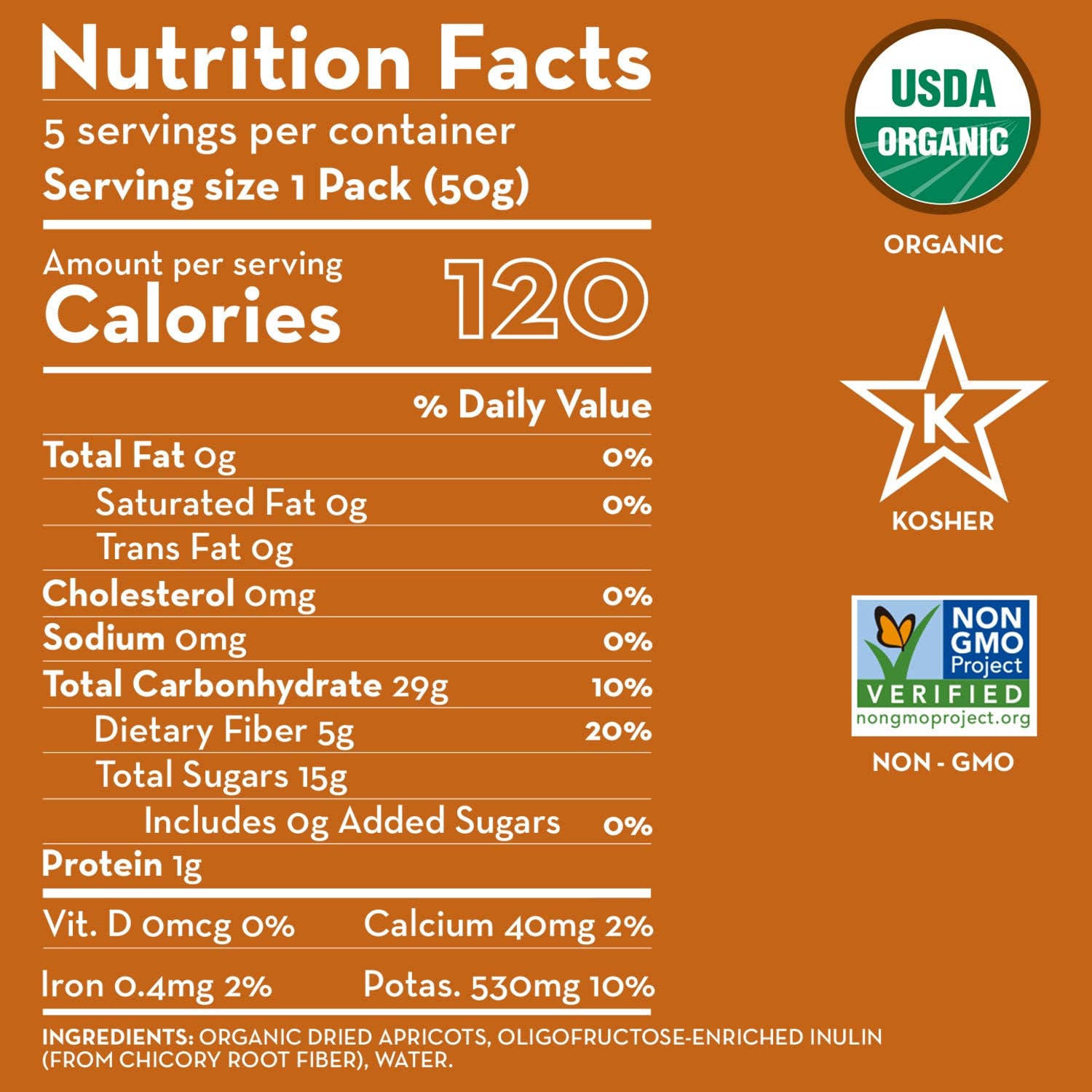 Sunny Fruit - Wholesale Dried/Dehydrated Fruit - Organic Dried Apricots Added Prebiotics - No Sugar Added1