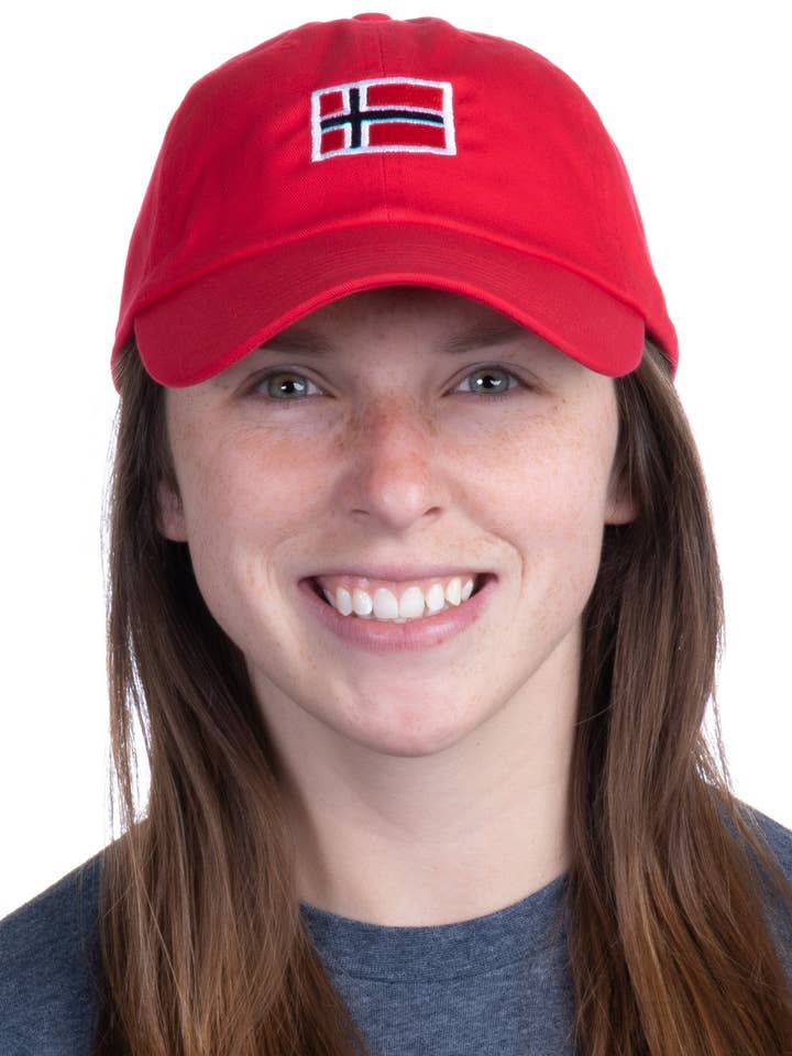 Norway Flag Hat | Countries of The World National Pride Nation Flag Baseball Low Profile Dad Hat for Men Women for wholesale by Ann Arbor Tees