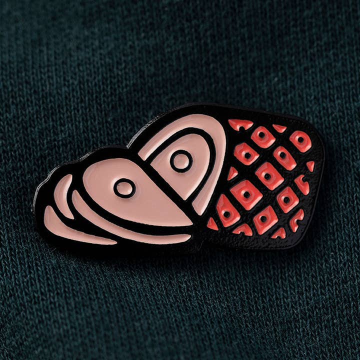 Ham - Enamel Pin for wholesale by Bay View Printing Co