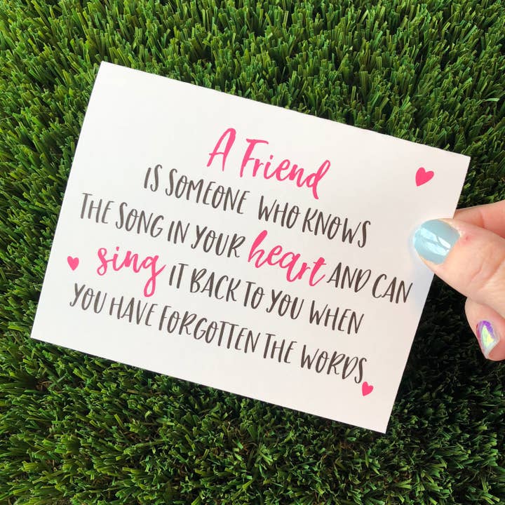 Personal Paper Hugs – Großhandel Freundschaftskarten – Freundschaftskarte Pick Me Up Karte Freund, Langstreckenfreundschaftskarte Dankeschön-Karte, Freund, Bff Karte, unterstützende Karte für Frauen, süße Freundschaftskarte