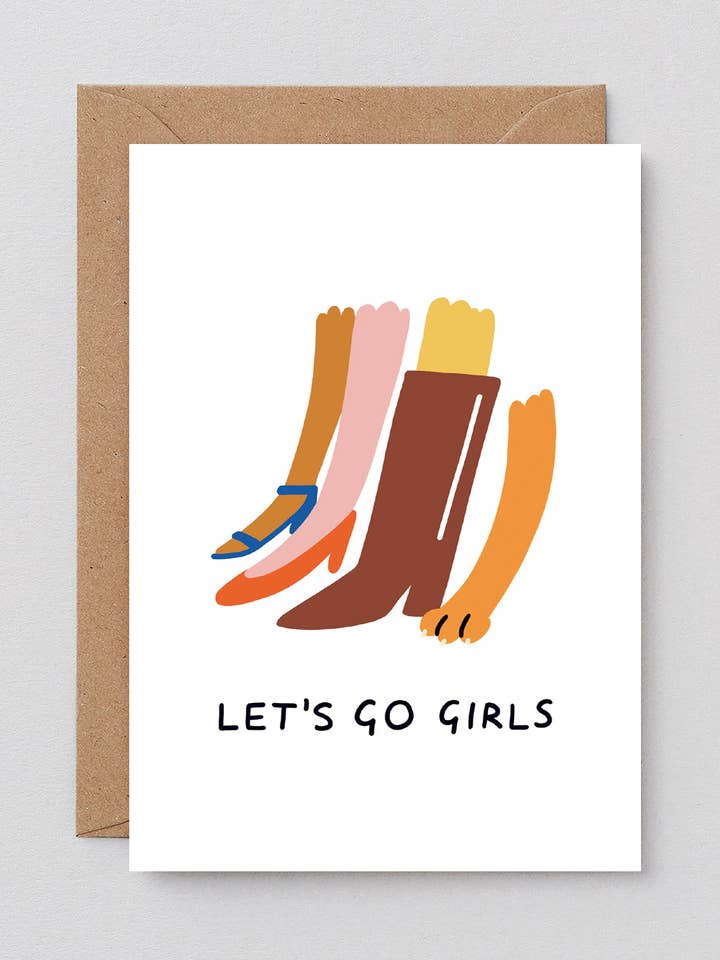 Tarjeta de Felicitación Vamos Chicas para venta al por mayor de Wrap (US duties paid)