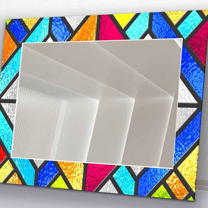 Miroir mural en verre trempé teinté pour la vente par MyPhotostation