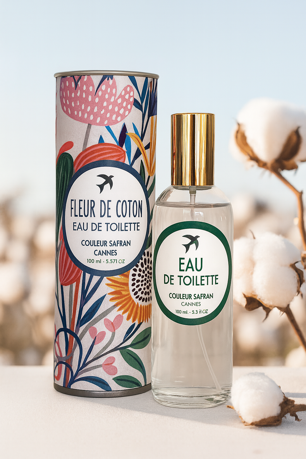 Couleur Safran Parfums - Wholesale Perfume/Eau de Toilette - Cotton Flower Eau de Toilette Made in Provence 100 ml2